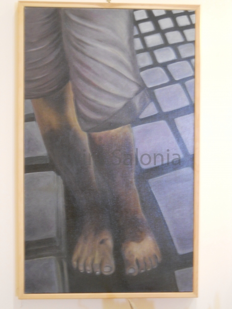 “Untitled” – olio – cm 45x75 - Elvira Salonia